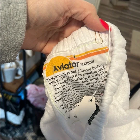 Aviator Nation Smiley Sunset Sweatpants Size -Large - Picture 7 of 9